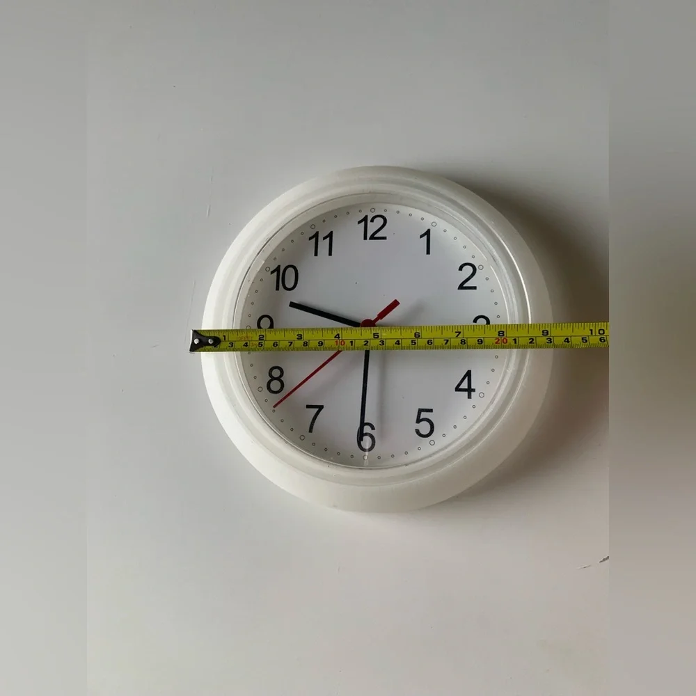 IKEA White Round Clock
